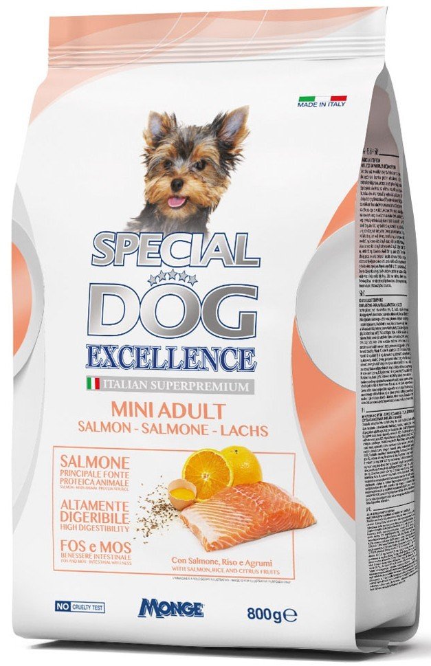 MGE 800gr Special Dog Excellence mini Adult hypoallergenic losos