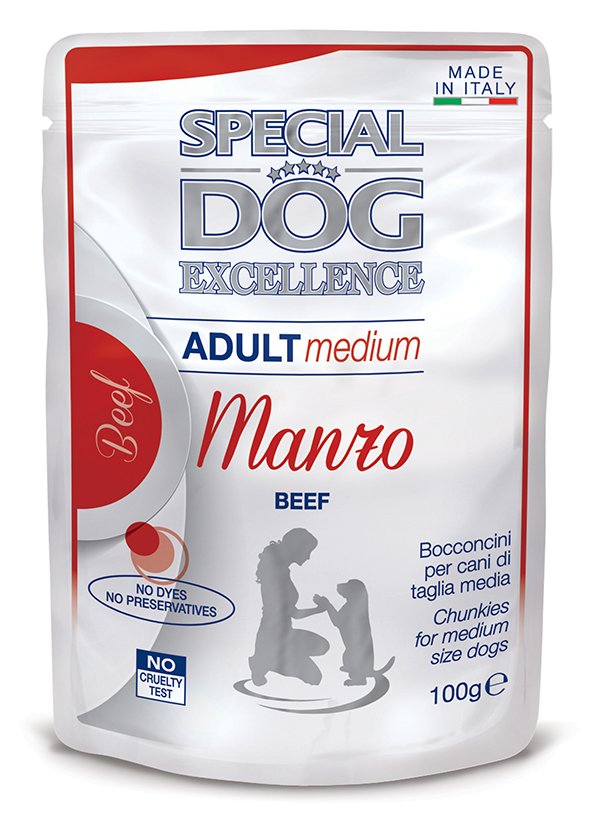 MGE 100gr Special Dog Excellence sos medium Adult govedina