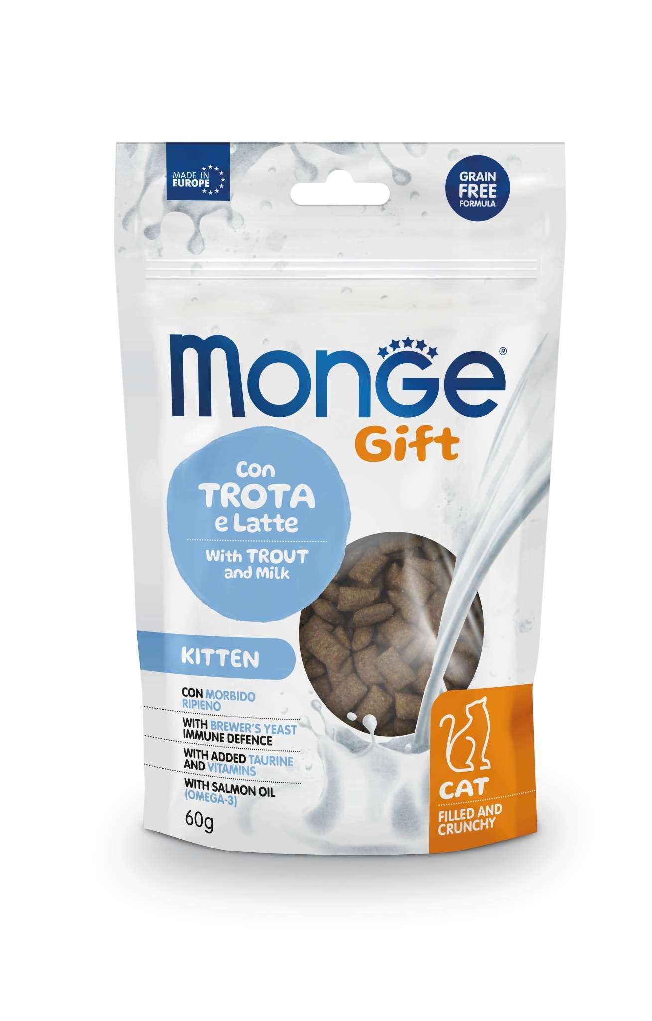 MGP 60gr Monge Gift Cat Kitten Trout and milk