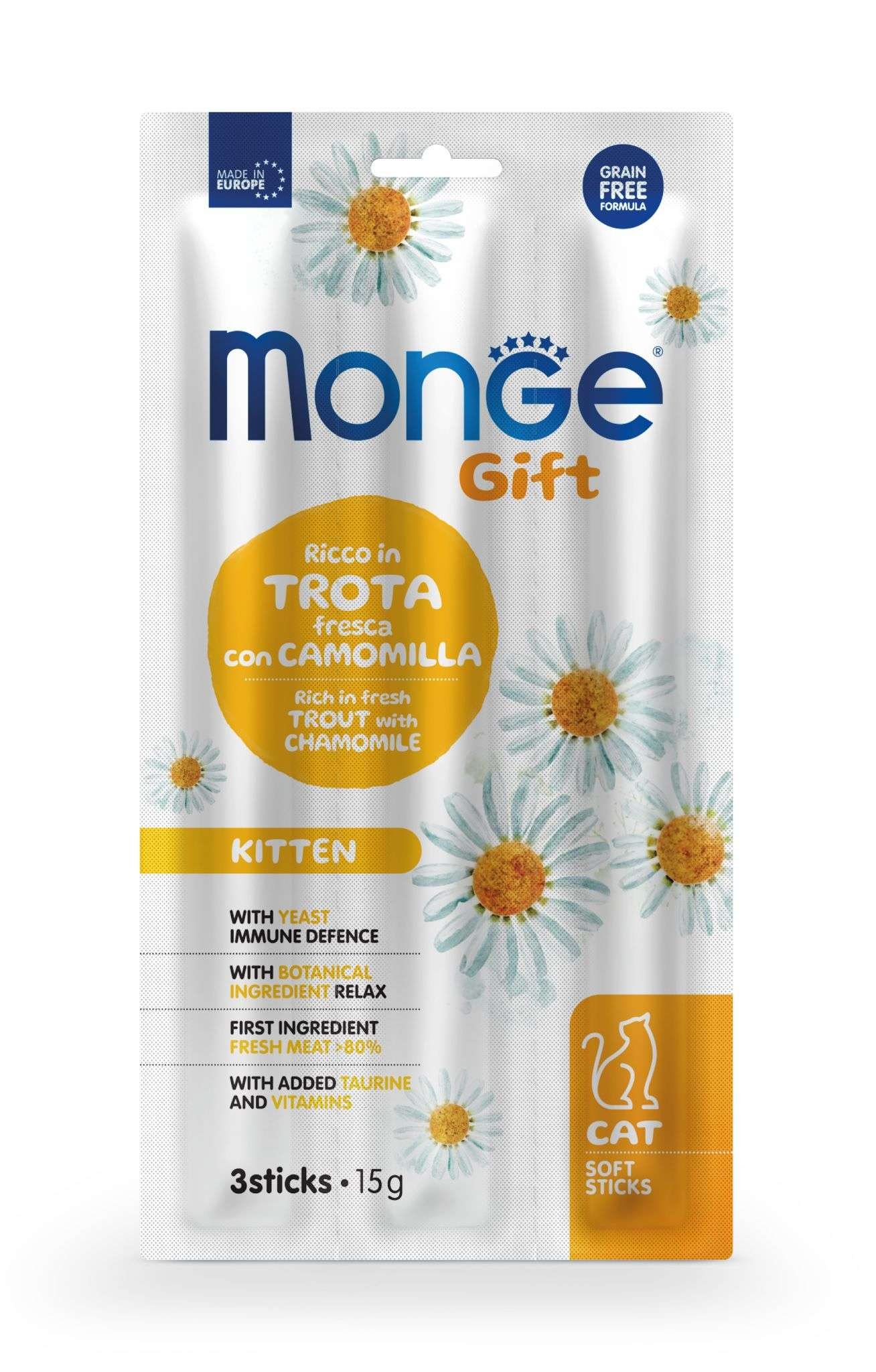 MGP 15gr Monge Gift Cat Kitten Trout with chamomile