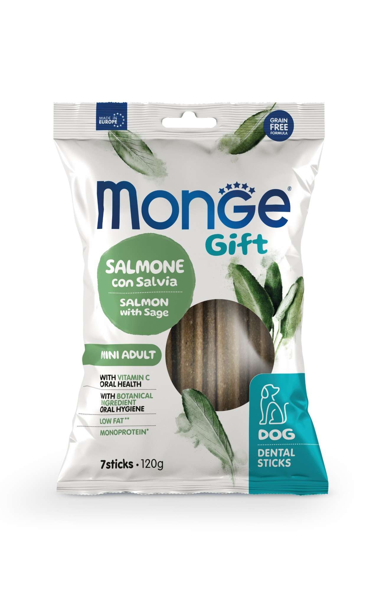 MGP 120gr Monge Gift Dog mini Salmon with sage