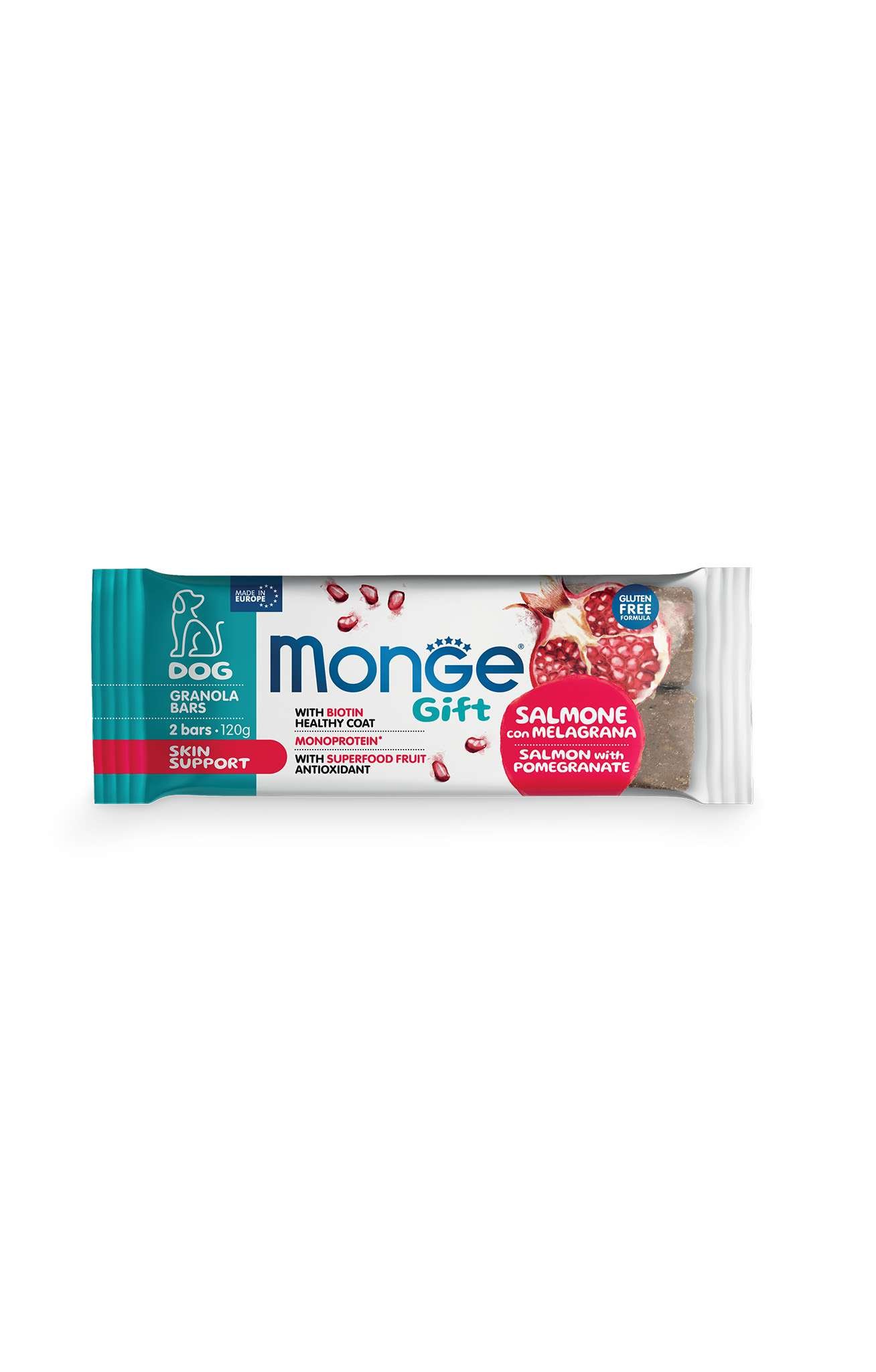 MGP 120gr Monge Gift Dog Skin support Salmon with pomegranate