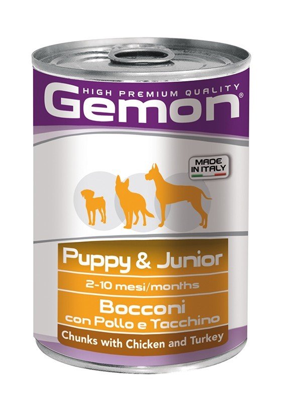 MGG 415gr Gemon Dog konzerva P&J pile/curka