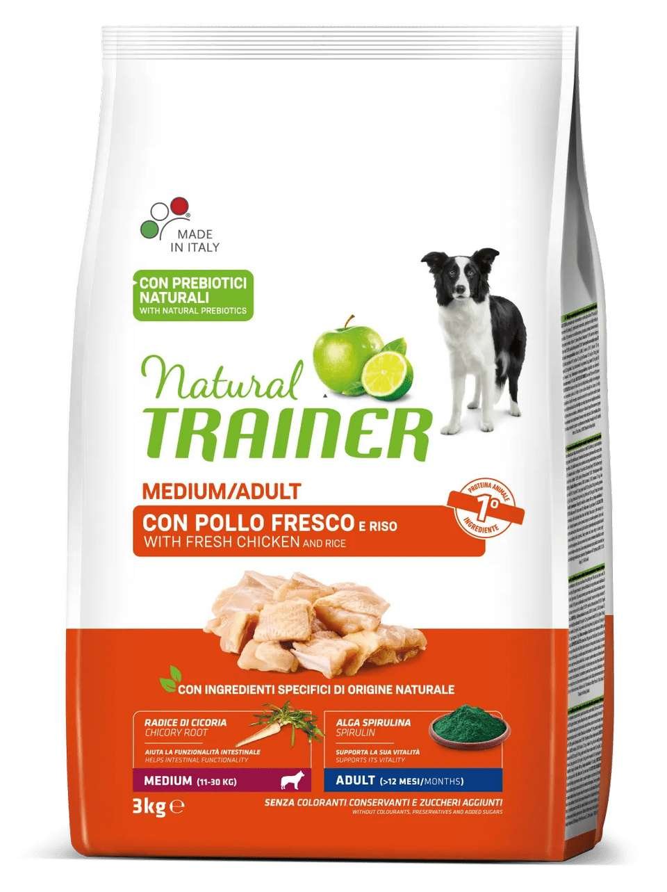 NF 3kg Tr. Natural Dog Medium Ad. Pollo e Riso
