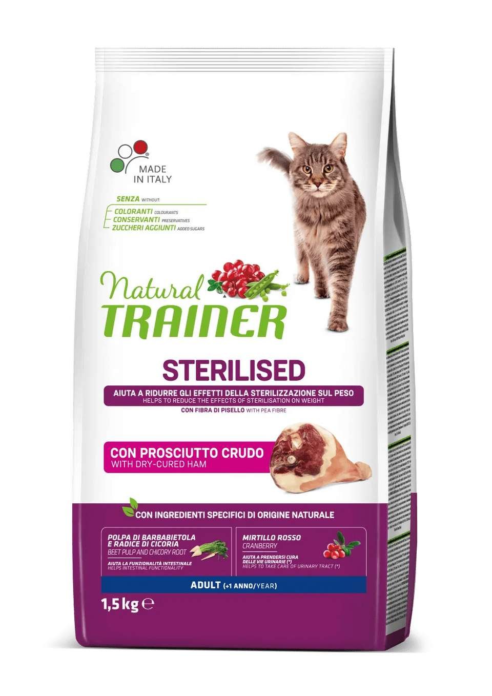 NF 1.5kg Tr. Natural Cat ad.steril. dry cur.ham