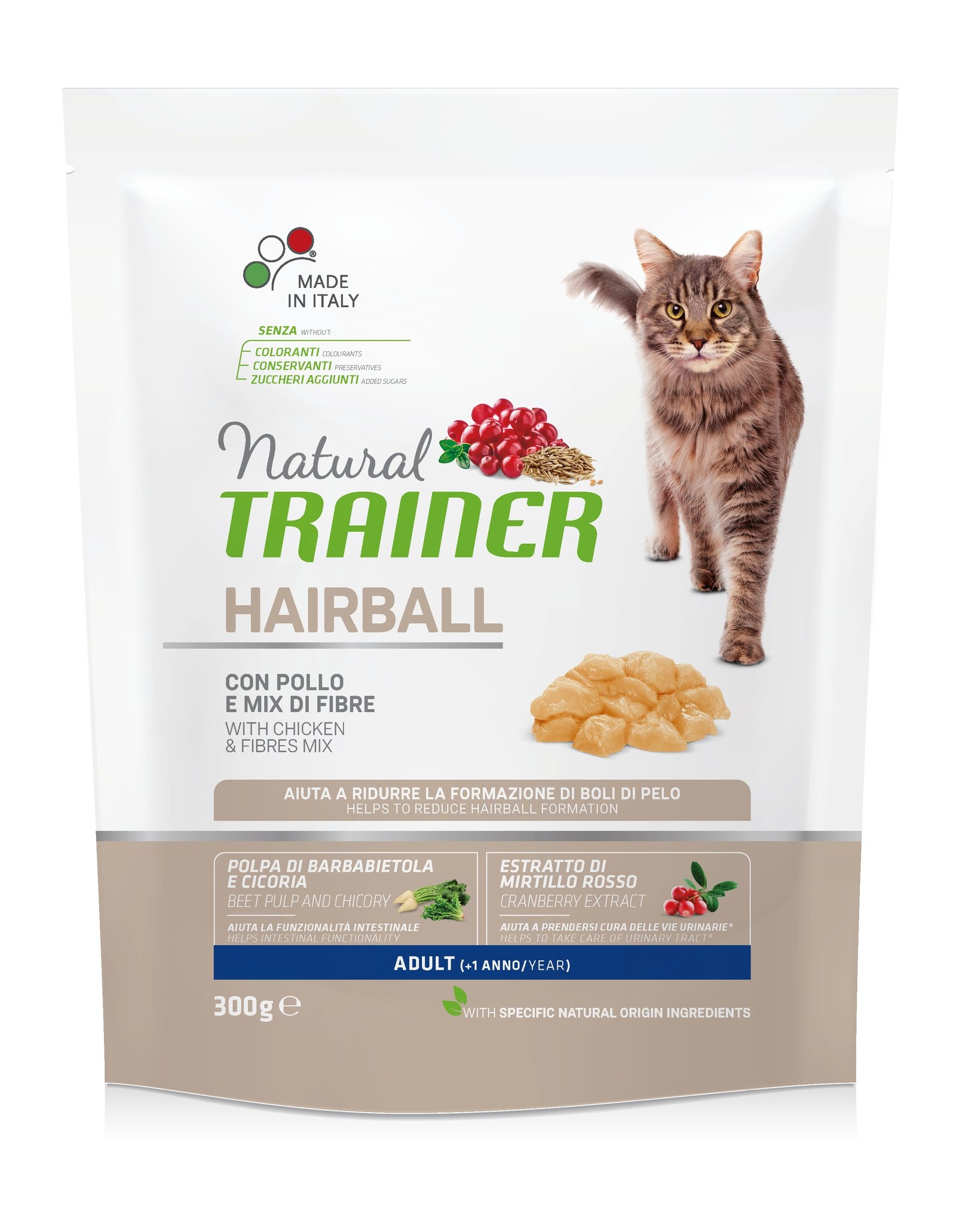 NF 300gr TR. Natural CAT HAIRBALL ADULT WITH CHICKEN