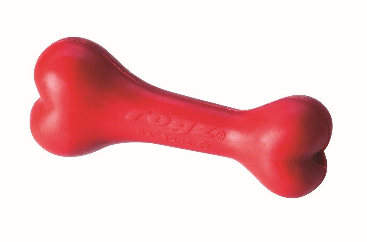 RO RDB03C RUBBER CHEW TOY  MEDIUM red