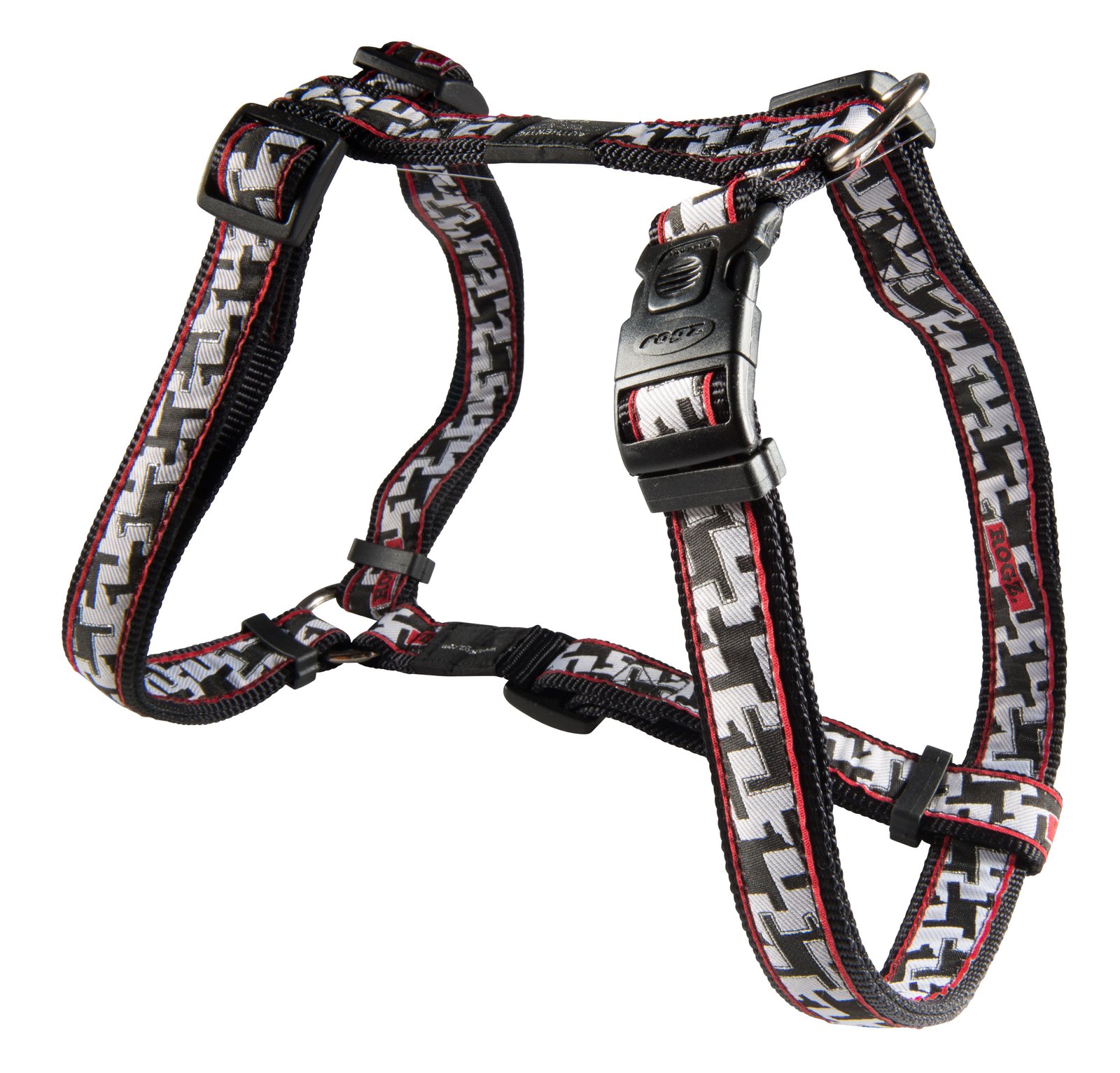 RO RSJ03BV H-HARNESS  20mm - 3/4 Hound Dog Black