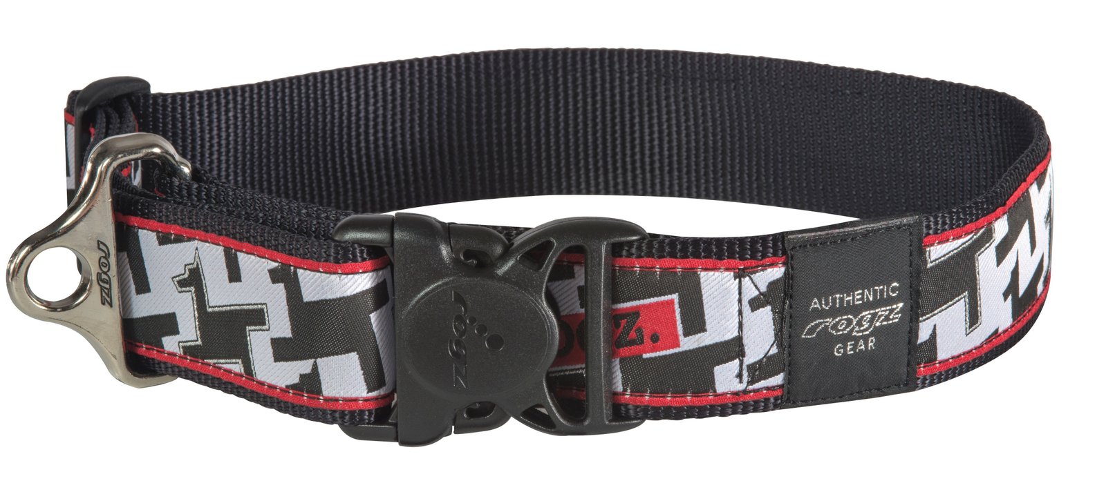 RO RHB04BV SIDE RELEASE COLLAR  40mm - 1 5/8 Hound Dog Black