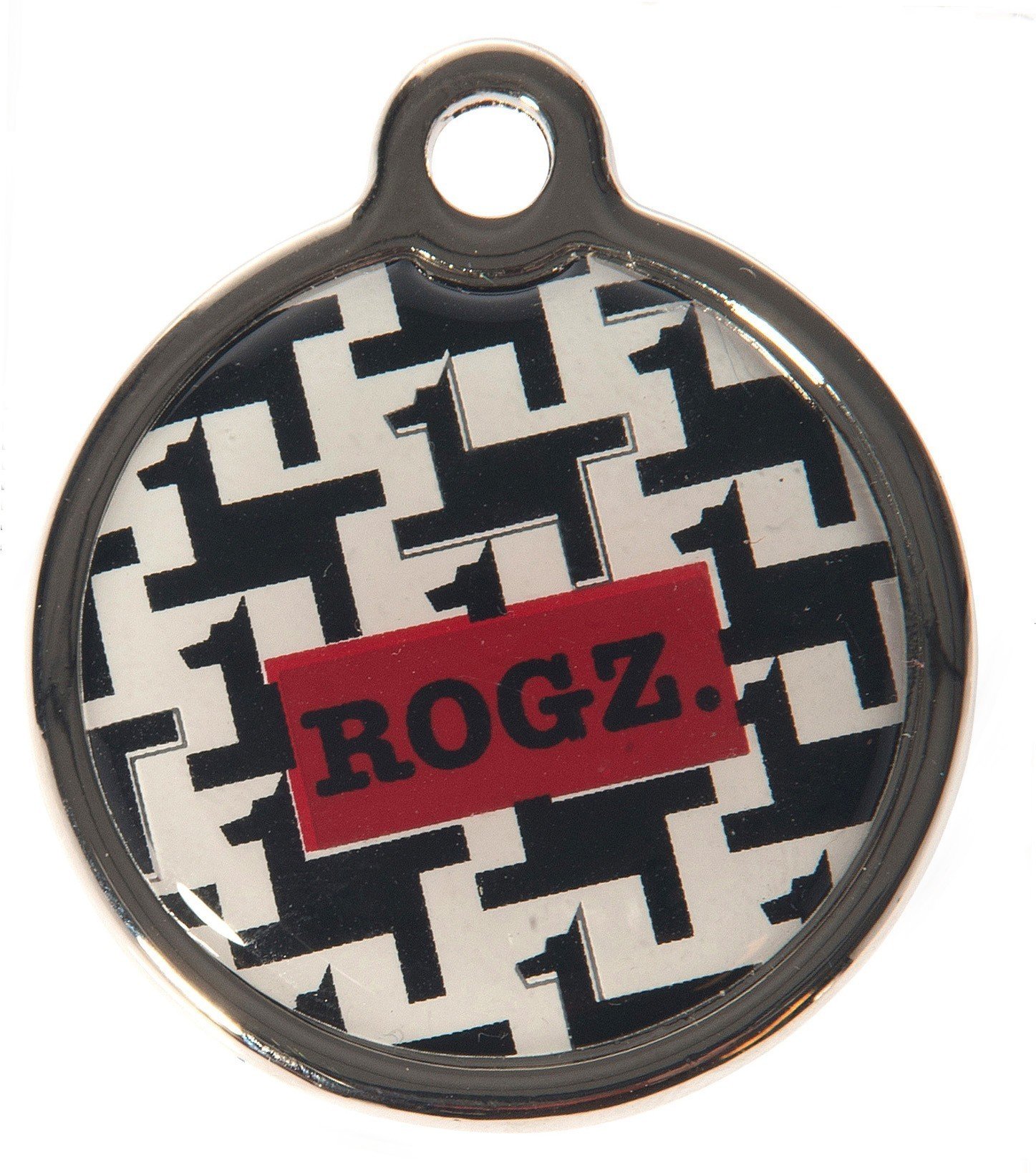 RO RIDM20BV METAL ID TAG  SMALL  Hound Dog Black