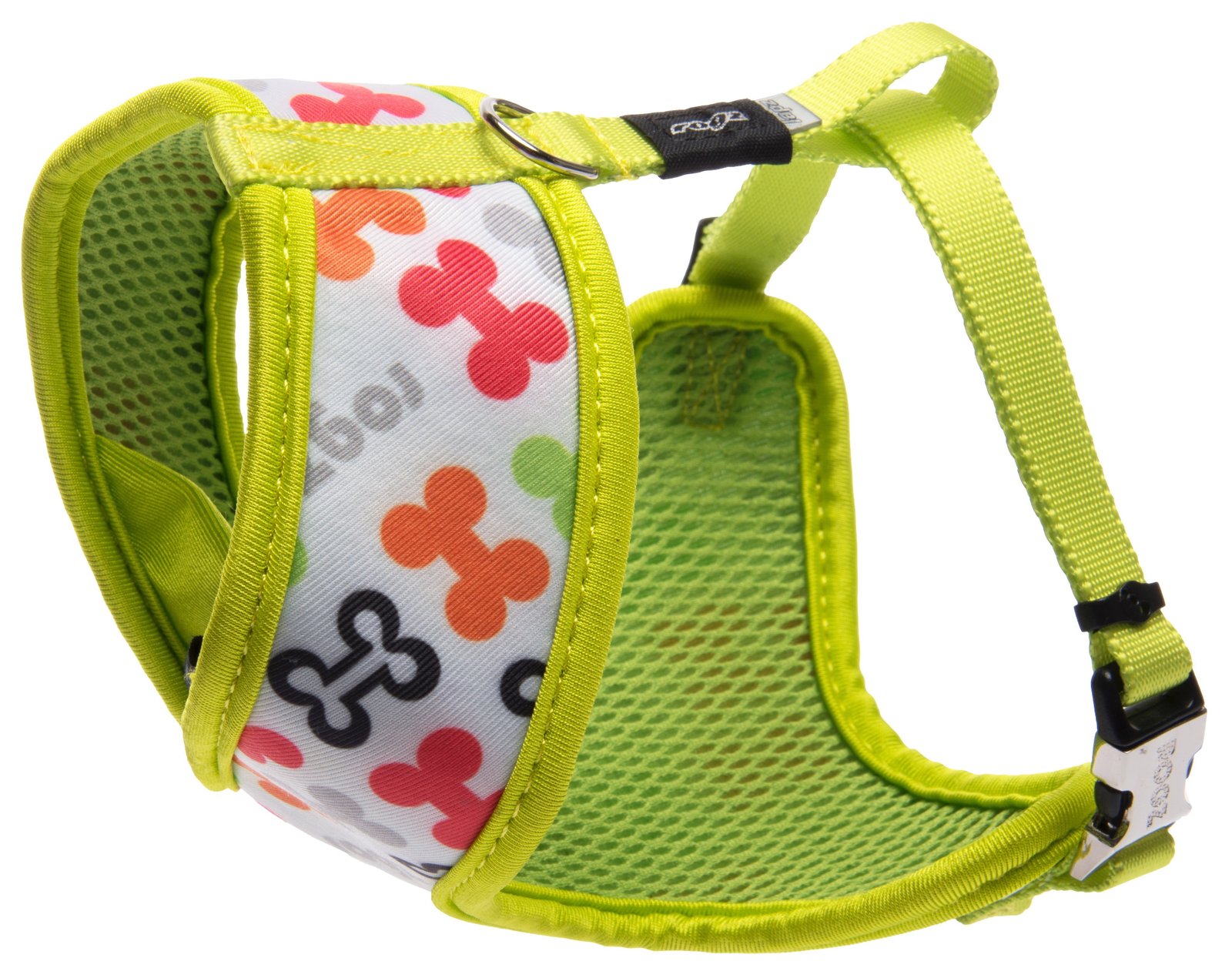 RO RWR520L FABRIC HARNESSMulti Bones XS