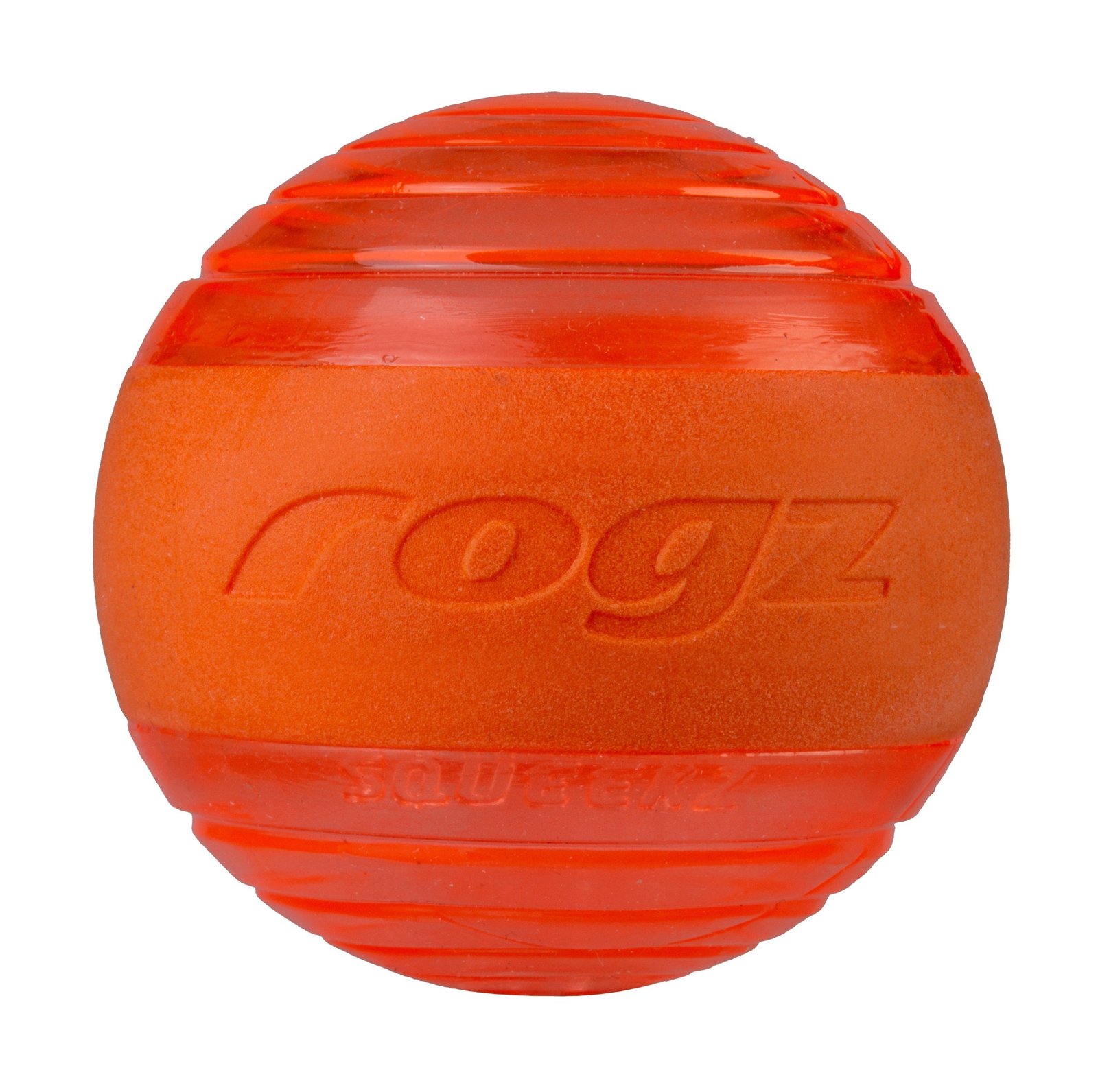 RO RSQ02D Rogz Squeekz Orange Medium 6.4cm