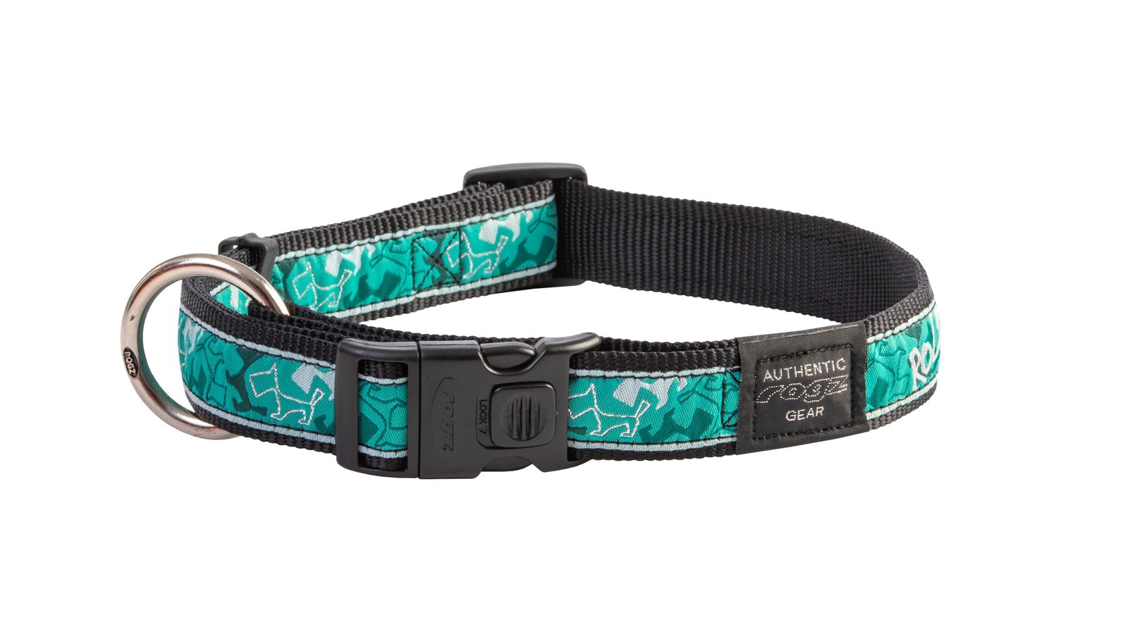 RO RHB02CM Armed Response Halsb. Mint Dog-Black XL