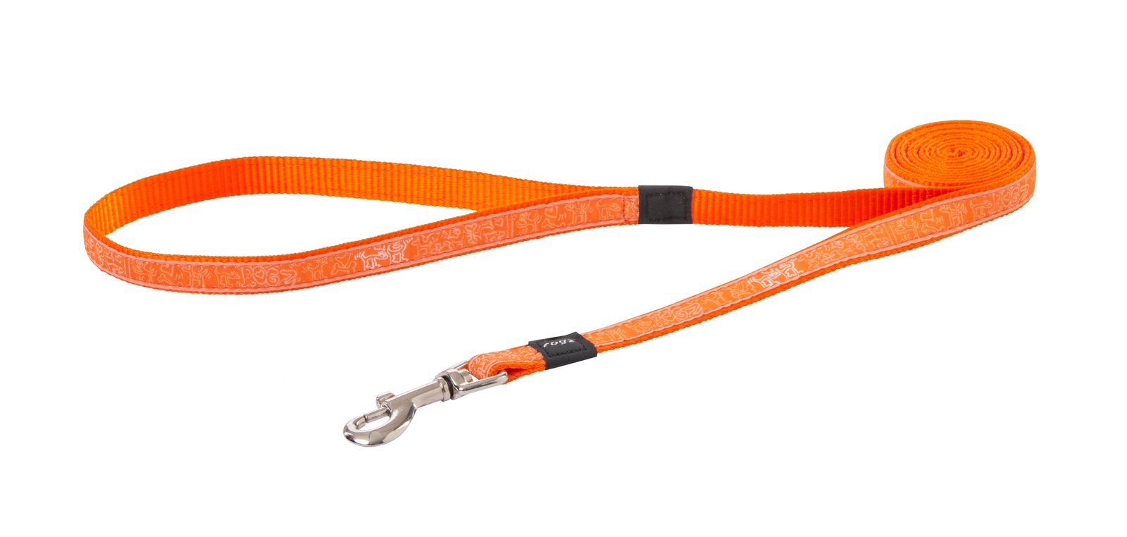 RO RHLL12CP Scooter Lijn Lang Orange Doodle-Orange M