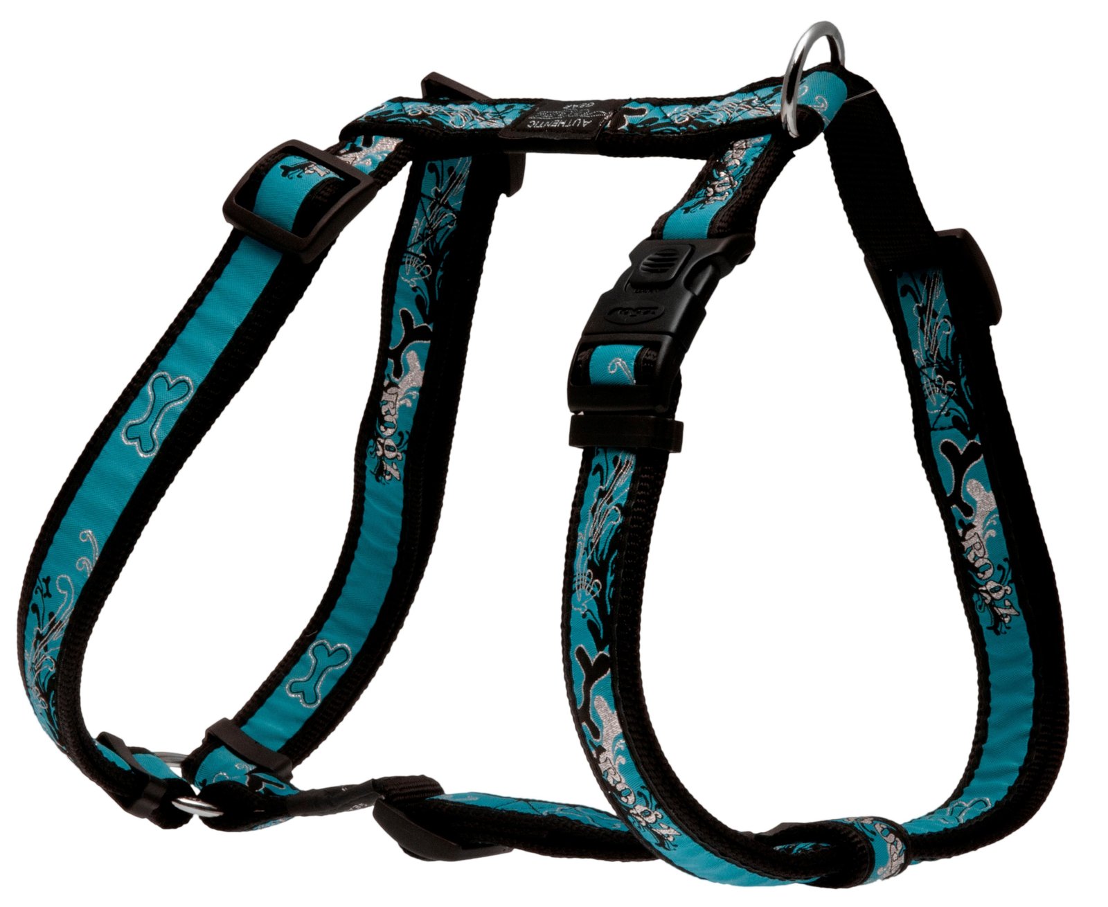 RO RSJ03BK h-harness 20mm - 3/4 Turquoise Chrome