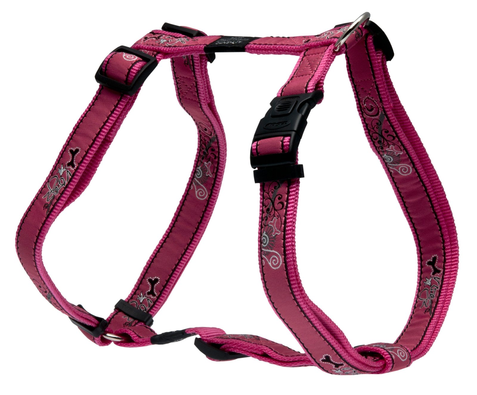 RO RSJ03BN H-HARNESS  20mm - 3/4  Pink Bone