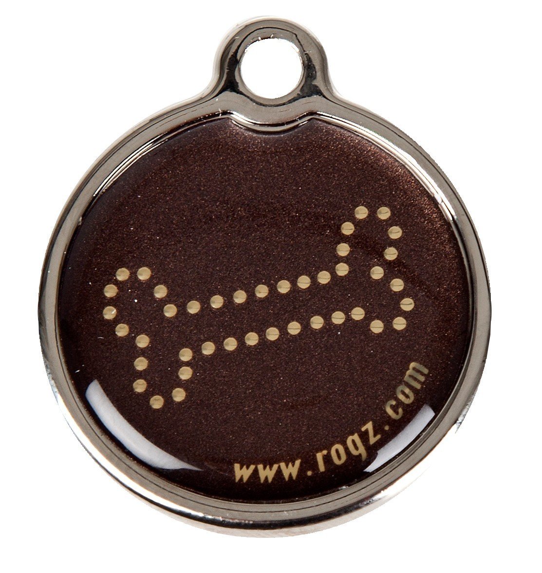 RO RIDM31BM METAL ID TAG  LARGE Bronze Bone