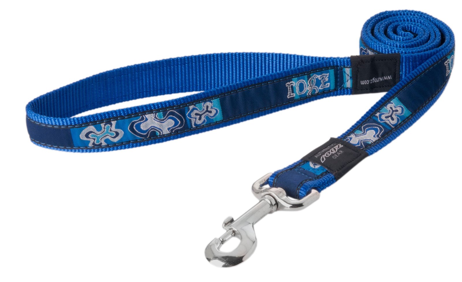 RO RHLL03BP FIXED LONG LEAD 20 mm. x 180 cm.Extra Long Lead XL Indigo Bones