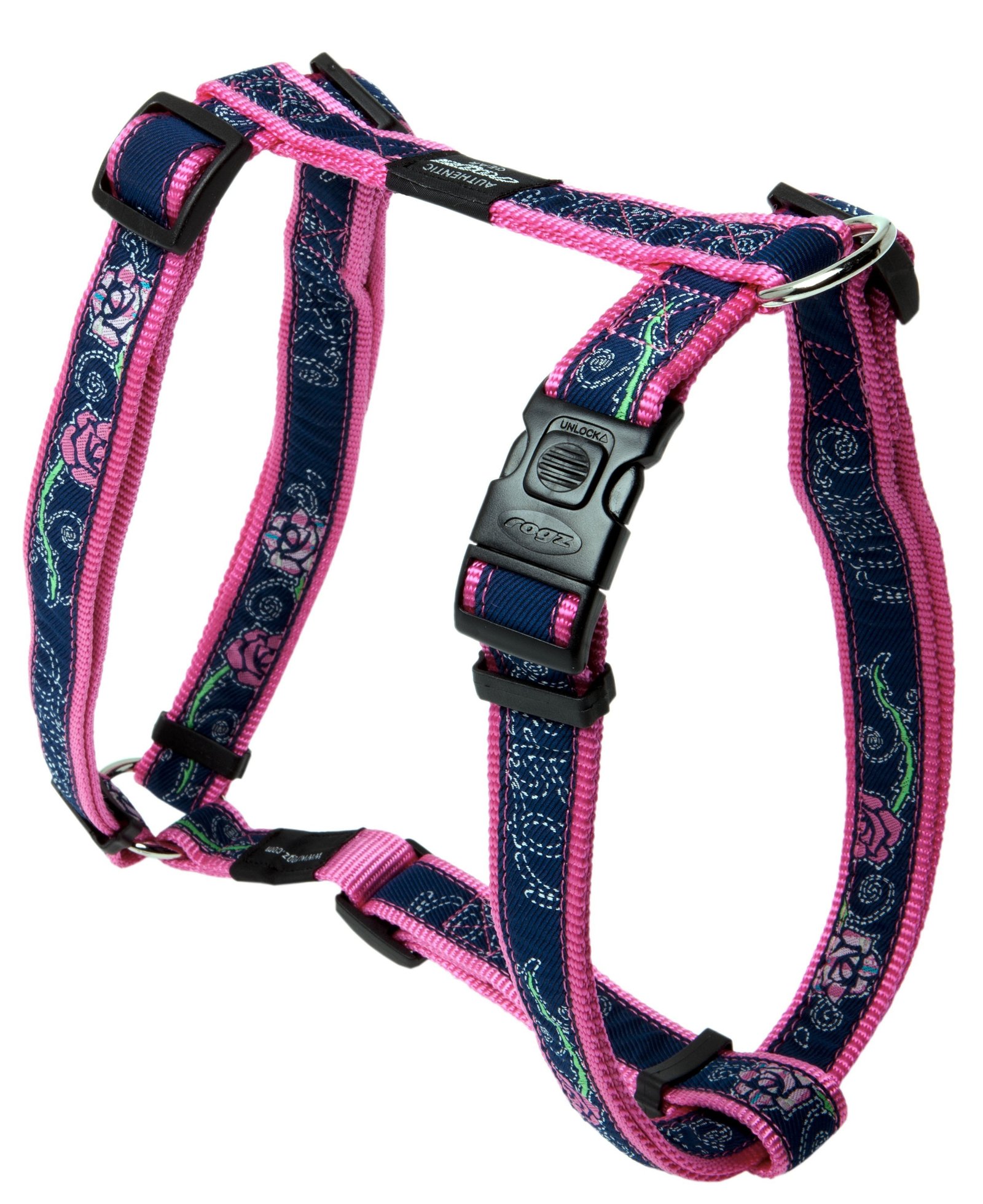 RO RSJ02BR H-HARNESS  25mm -  Denim Rose
