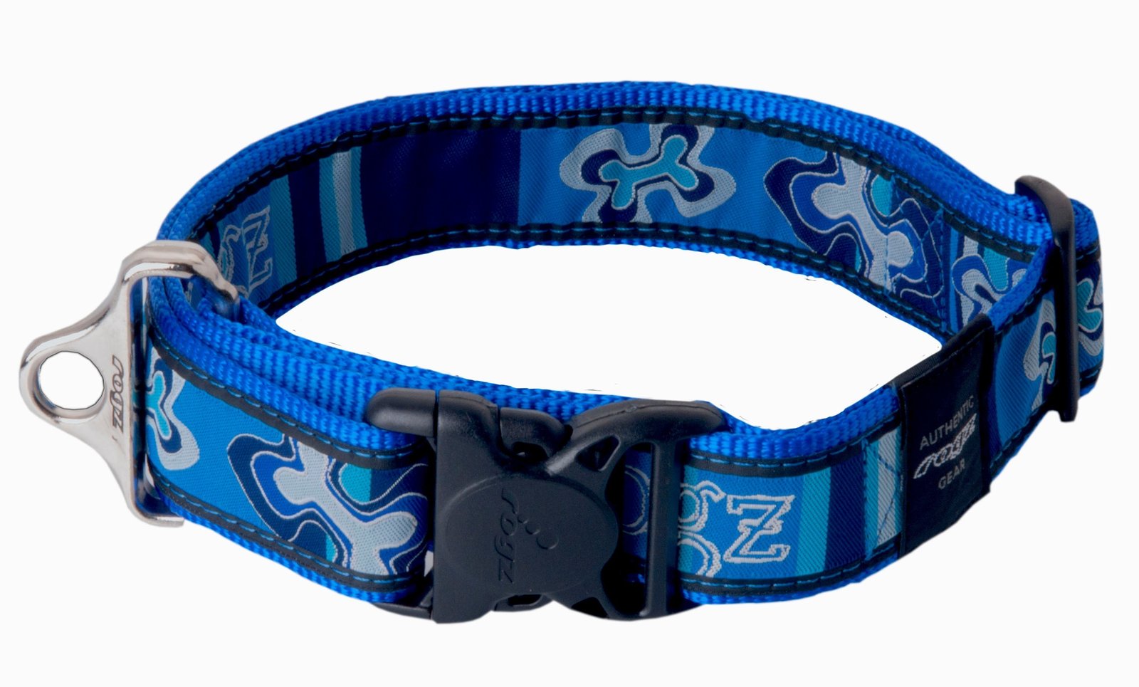 RO RHB04BP SIDE RELEASE COLLAR  40mm - 1 5/8 Indigo bones