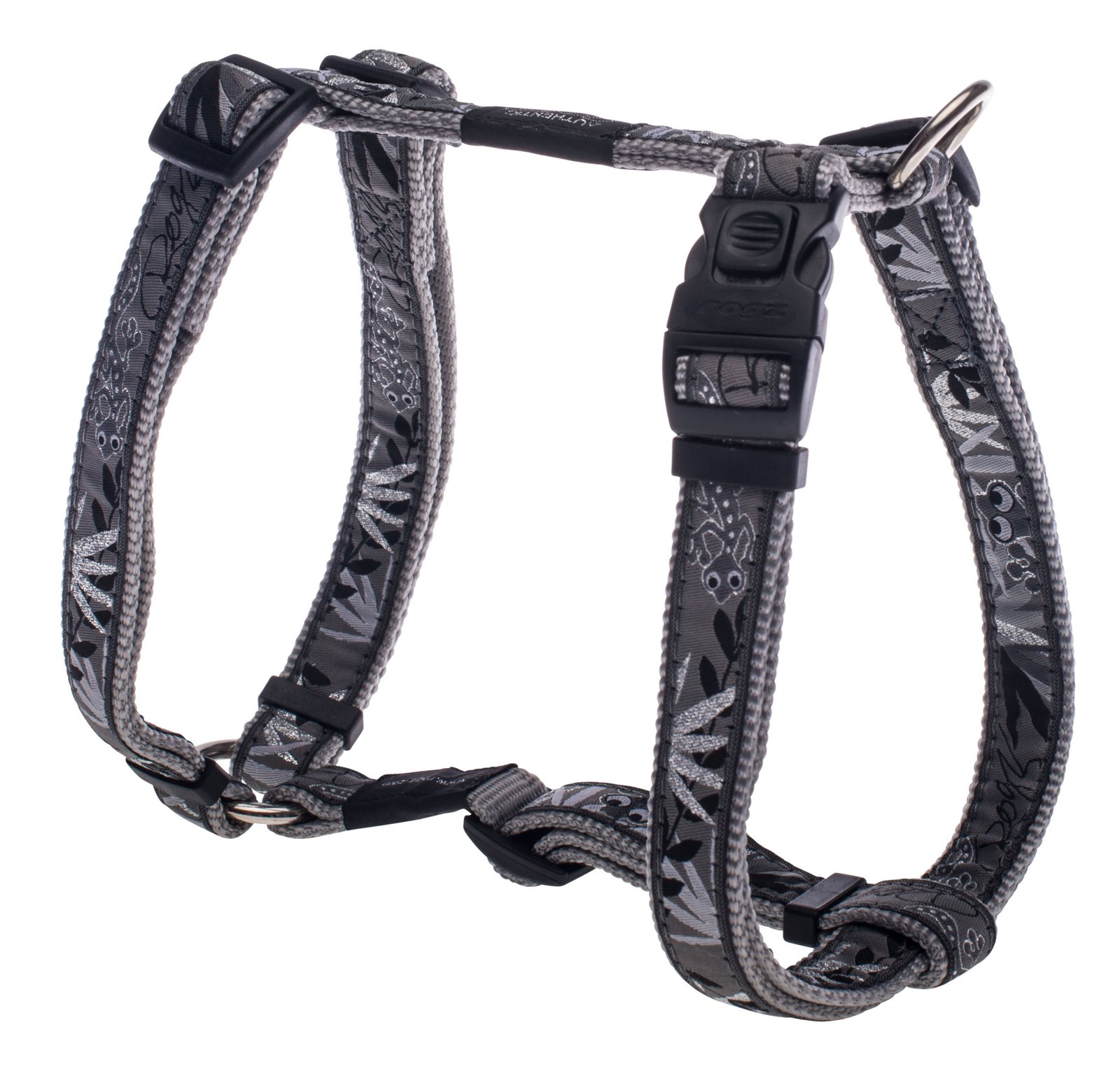 RO RSJ03BS H-HARNESS  20mm - 3/4 Silver Gecko