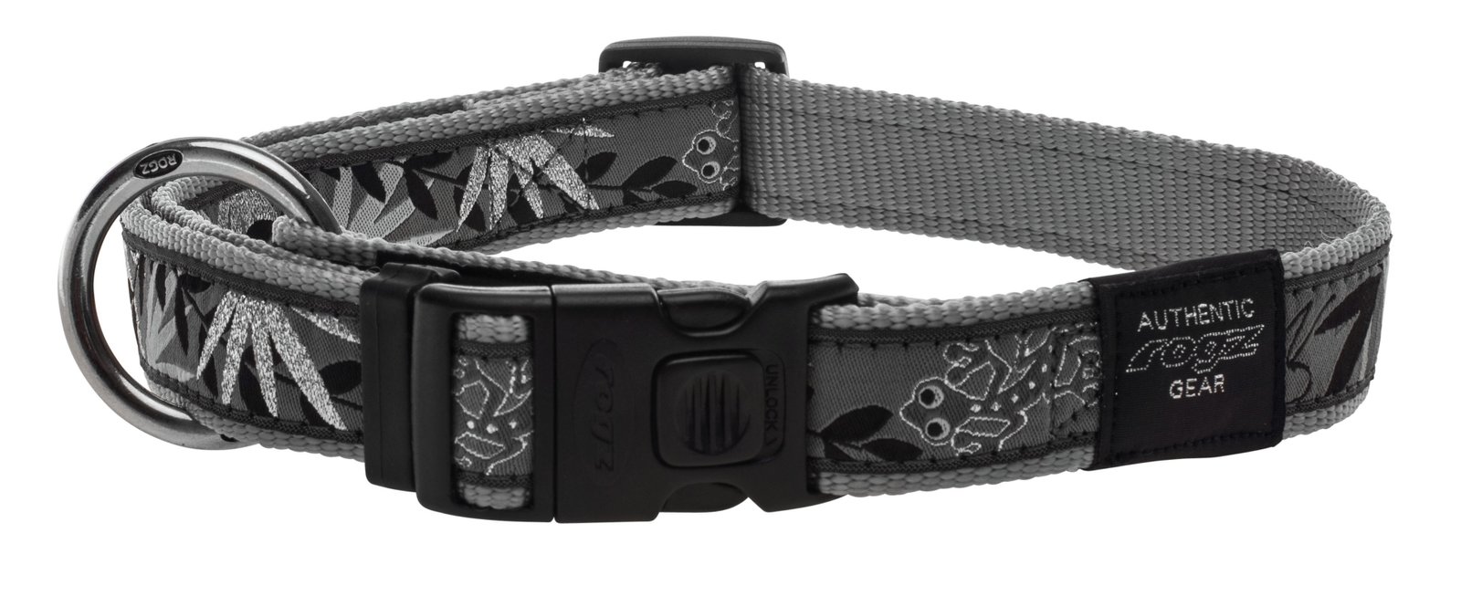 RO RHB02BS SIDE RELEASE COLLAR  25mm - Silver Gecko