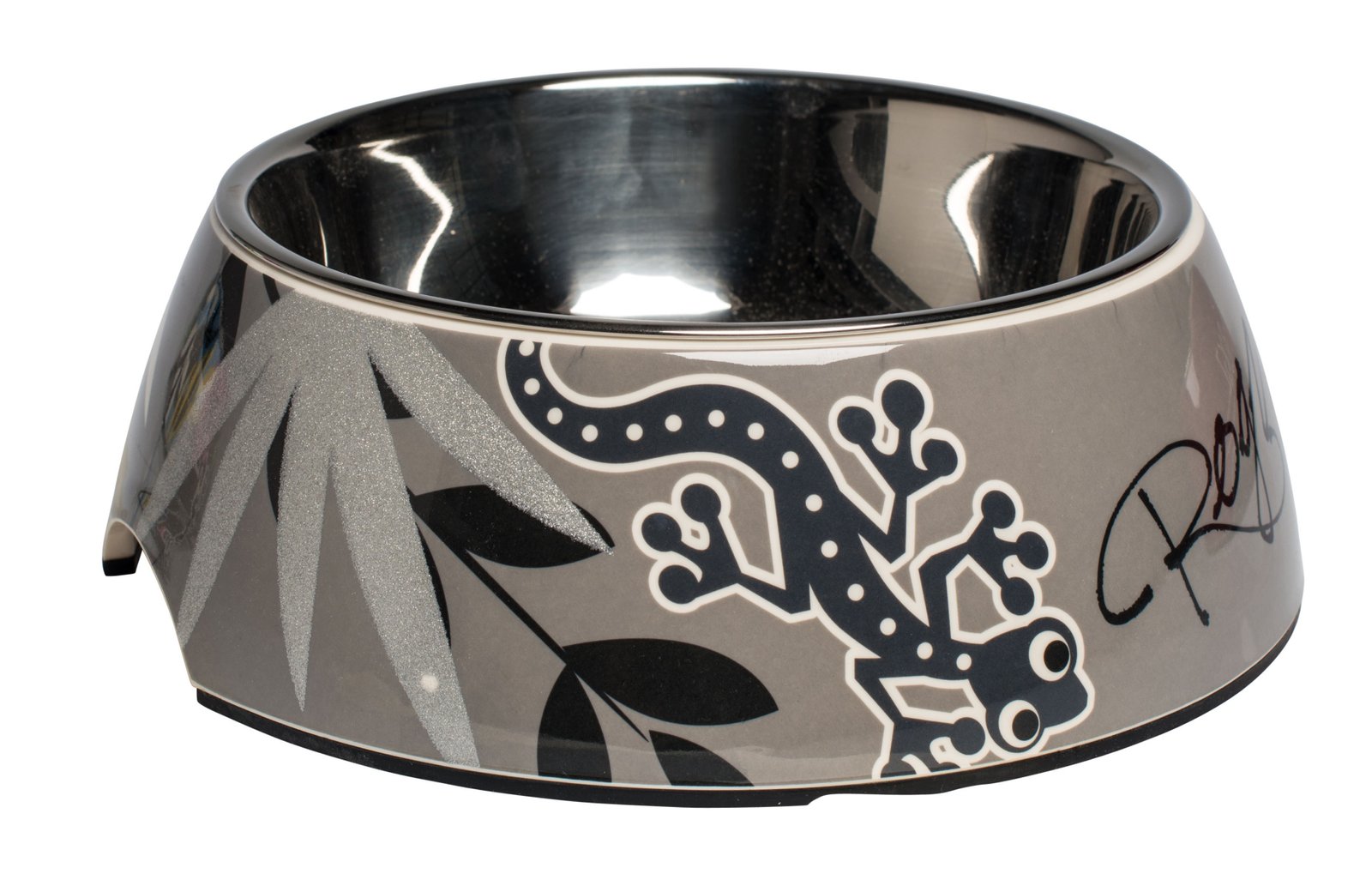RO RBOWL05BS BOWLZ  LARGE Silver Gecko