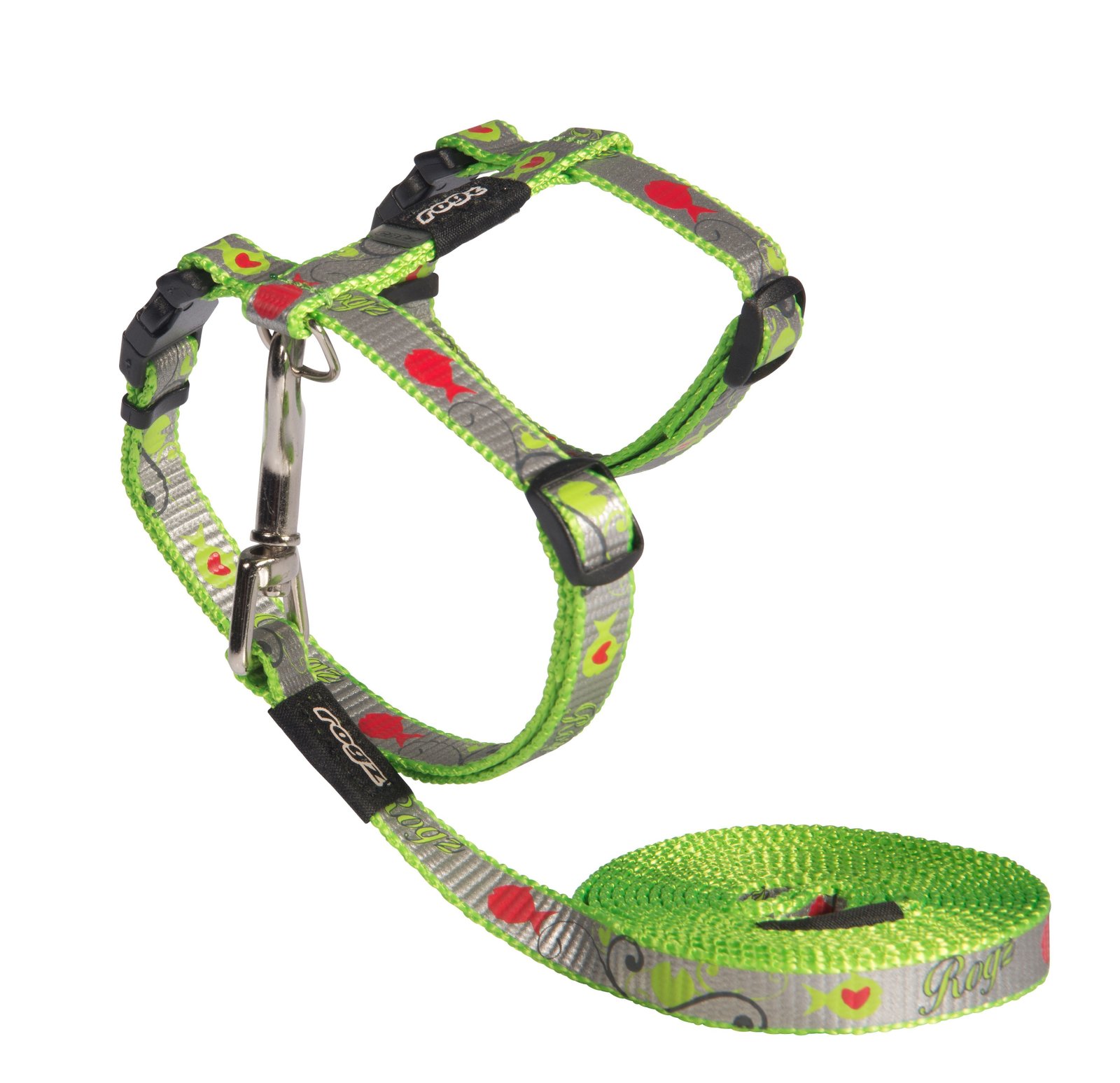 RO RCLJ40L Am i povodac za mace S zeleni