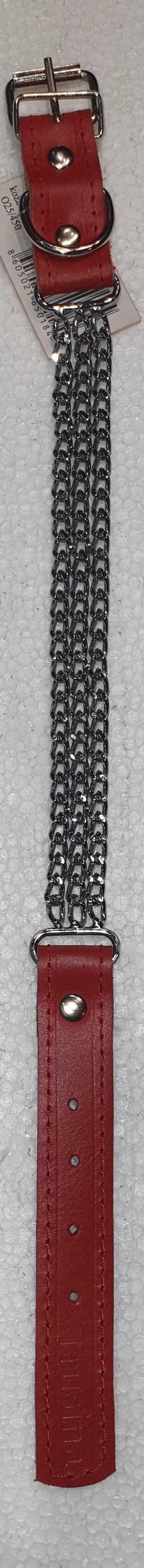 TR 5018 Ogrlica koza+metal O25/450